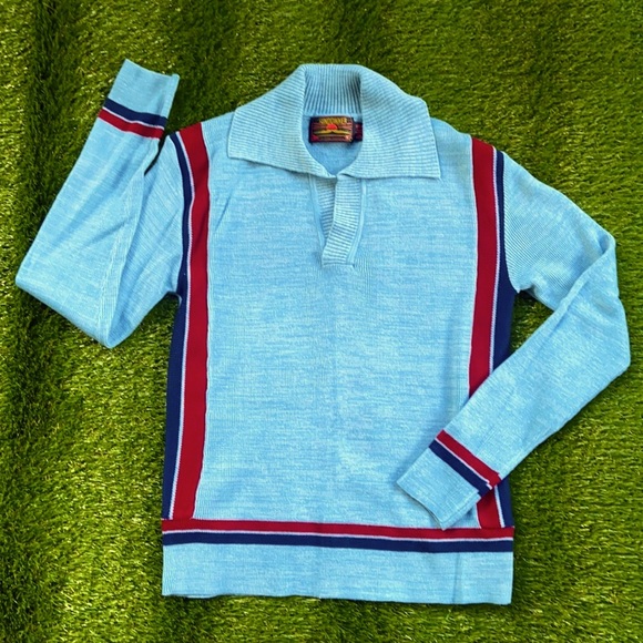 Sundowner by Erika Strasberg Other - Sundowner Retro Vintage Blue Rockabilly Sweater M